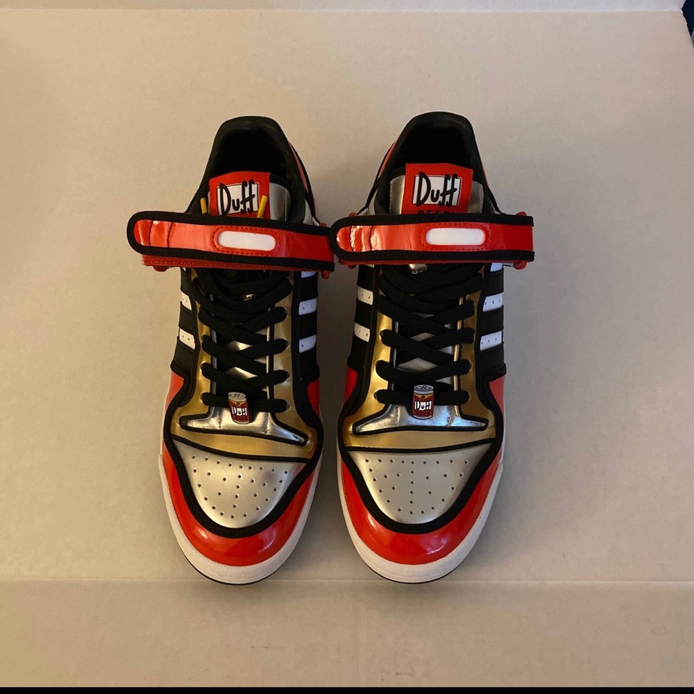 The Simpsons X Adidas 84 forum low duff beer shoes